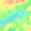 Lake Naomi topographic map, elevation, terrain