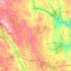 Becket topographic map, elevation, terrain