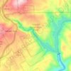 Tallulah Gorge State Park topographic map, elevation, terrain