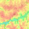 La Chapelle-Hermier topographic map, elevation, terrain