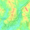 Laurel topographic map, elevation, terrain
