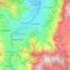 Envigado topographic map, elevation, terrain