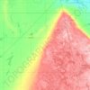 Marshall County topographic map, elevation, terrain
