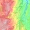 Corcelles-le-Jorat topographic map, elevation, terrain