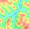 Karns City topographic map, elevation, terrain