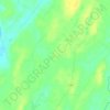 Knockadoon topographic map, elevation, terrain