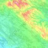 Monori kistérség topographic map, elevation, terrain
