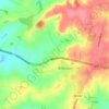 Billesdon topographic map, elevation, terrain