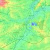 Lessines topographic map, elevation, terrain