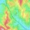 Sologny topographic map, elevation, terrain