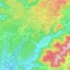 Ternuay-Melay-et-Saint-Hilaire topographic map, elevation, terrain