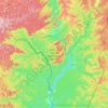 Réserve Spéciale de Dzanga-Sangha topographic map, elevation, terrain