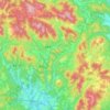 豐能郡 topographic map, elevation, terrain