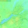 Pakruojis topographic map, elevation, terrain