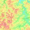 Salem Township topographic map, elevation, terrain