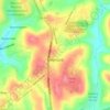 Delmont topographic map, elevation, terrain