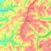 Mount Lebanon topographic map, elevation, terrain