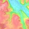 Longeaux topographic map, elevation, terrain