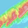 Delaps Cove topographic map, elevation, terrain