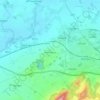 Wrockwardine topographic map, elevation, terrain