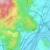 Shimamoto topographic map, elevation, terrain