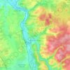 Meaulne-Vitray topographic map, elevation, terrain