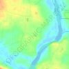 Tourin Demesne topographic map, elevation, terrain