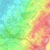 Roseland topographic map, elevation, terrain