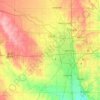 Sedgwick County topographic map, elevation, terrain