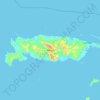 Manus topographic map, elevation, terrain