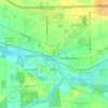 Albion topographic map, elevation, terrain