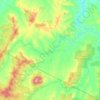 Delegate topographic map, elevation, terrain