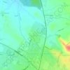 Swindon topographic map, elevation, terrain