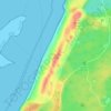 Dune du Pilat topographic map, elevation, terrain
