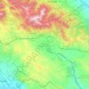 Sagarejo Municipality topographic map, elevation, terrain