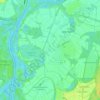 Liedolsheim topographic map, elevation, terrain