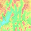 Humboldt County topographic map, elevation, terrain
