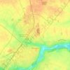 Pithiviers topographic map, elevation, terrain