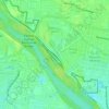 Central Pond (Tingley Beach) topographic map, elevation, terrain
