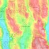 Cottage Lake topographic map, elevation, terrain