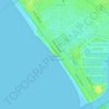 Venice Beach topographic map, elevation, terrain