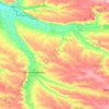 Velyka Novosilka Settlement Hromada topographic map, elevation, terrain