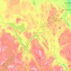 Coleman Township topographic map, elevation, terrain