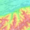 Mamming topographic map, elevation, terrain