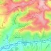 Winsham topographic map, elevation, terrain