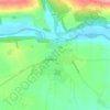Lismore topographic map, elevation, terrain