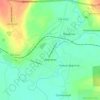 Дергачи topographic map, elevation, terrain