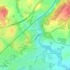 Sheet topographic map, elevation, terrain