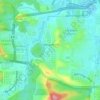 Section U9 topographic map, elevation, terrain