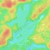 Grindstone Lake topographic map, elevation, terrain
